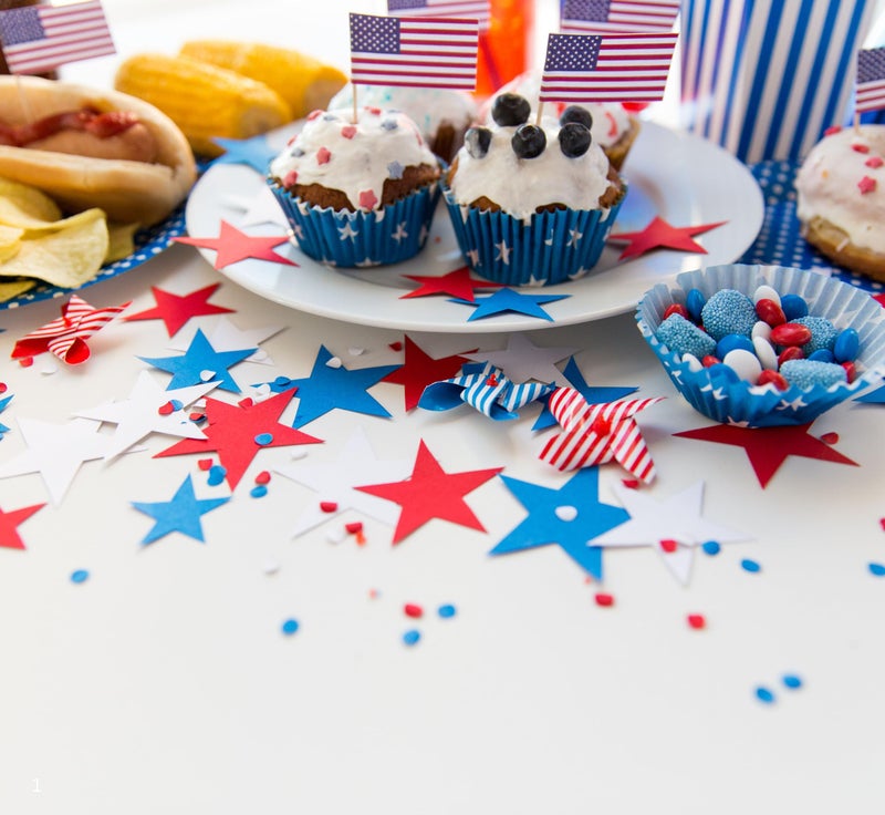 Fundraising For A Cause American Flag Shaped Stickers â€“ Large Patriotic USA Flag Decals for Parades, Events & Military Support (1 Roll-250) - Decorative Sticker - Not for mailing - Image 4